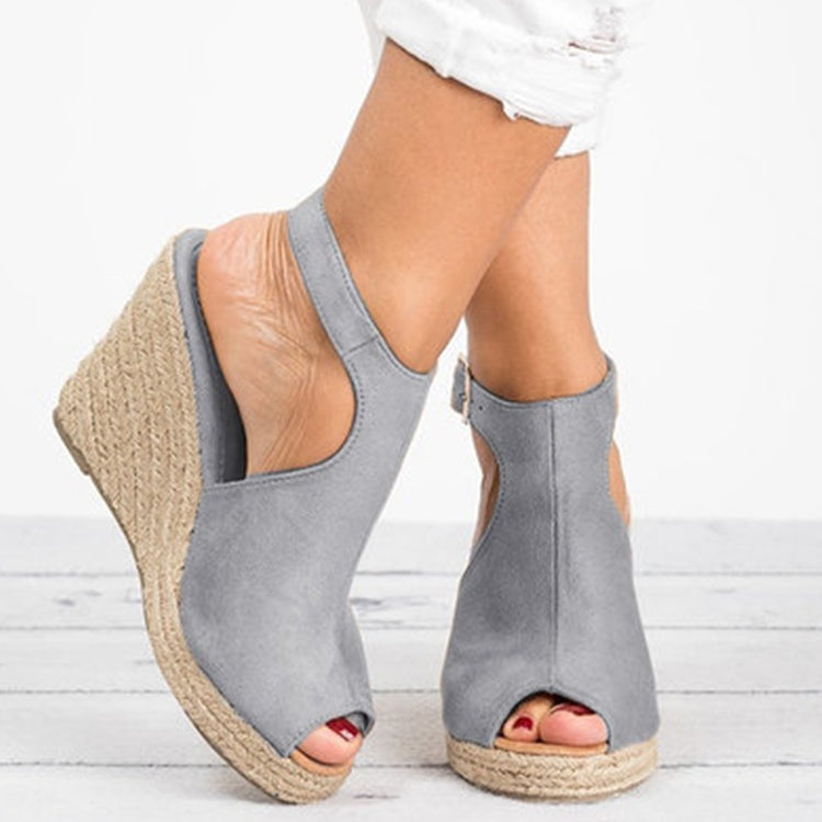 Chic Platform Wedge Sandals Elizabeth Ainsley