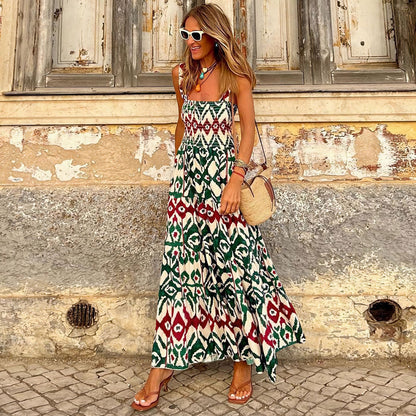 Elegant Floral Strap Dress by Elizabeth Ainsley