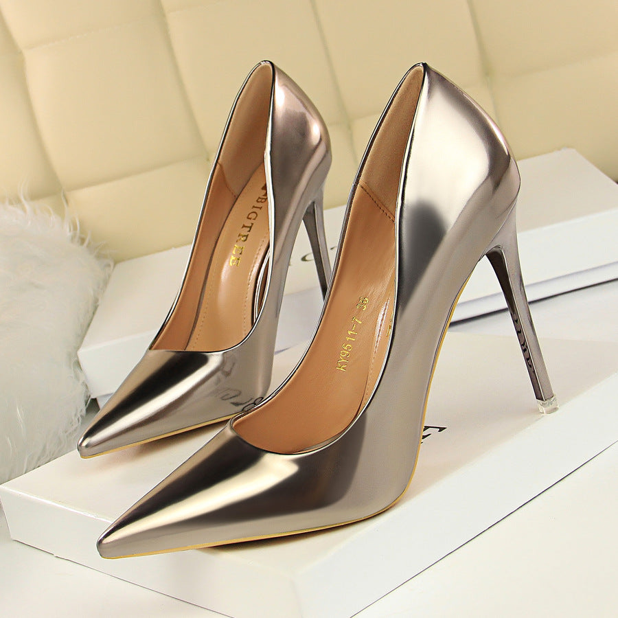 Elegant Black Elizabeth Ainsley Stiletto Heels