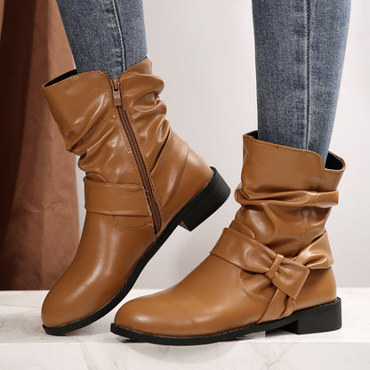 Elizabeth Ainsley Warm Plus Size Fleece-Lined Boots