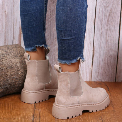 Elizabeth Ainsley Ankle Boots - Chunky Platform Comfort