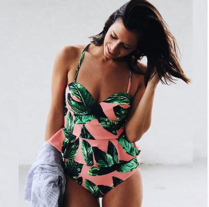 Floral High Waisted Bikini Elizabeth Ainsley Swimwear