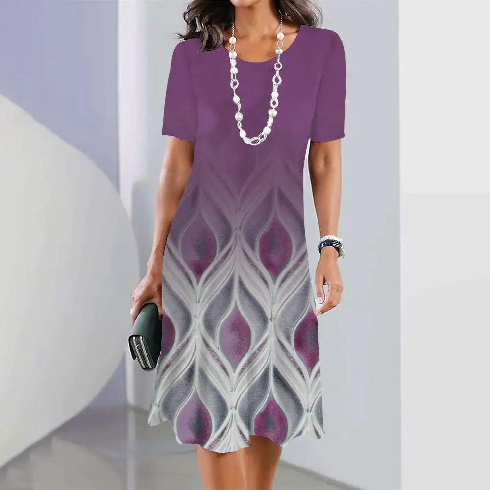 Chic Plus Size Summer Dress by Elizabeth Ainsley