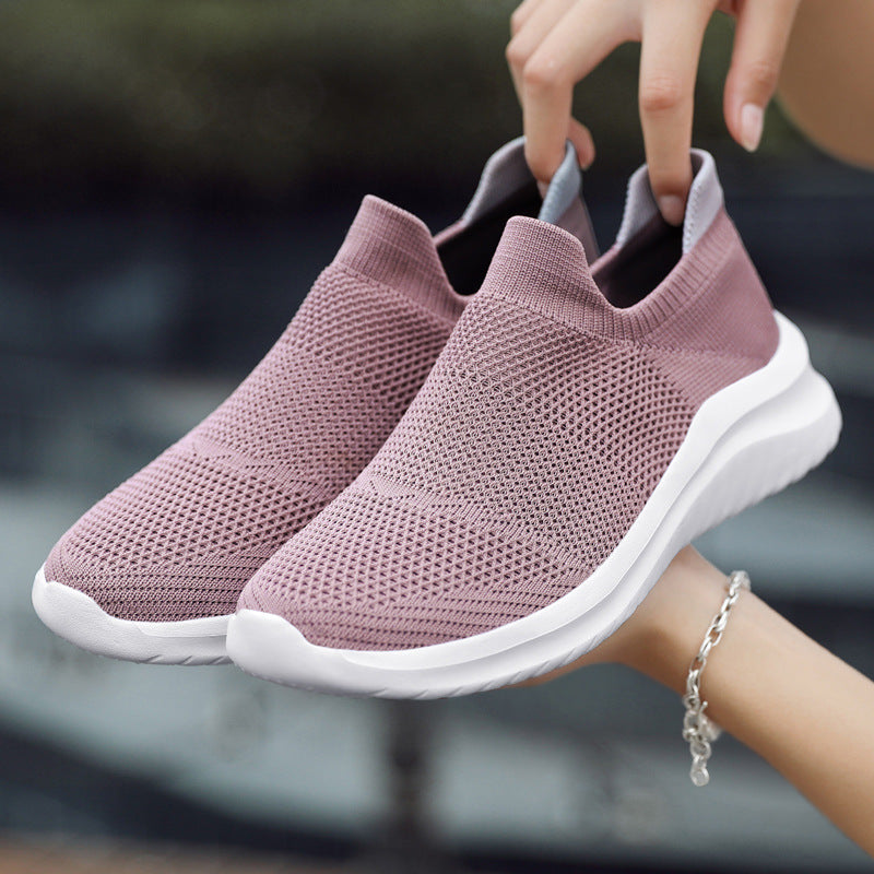 Lightweight Elizabeth Ainsley Mesh Walking Sneakers