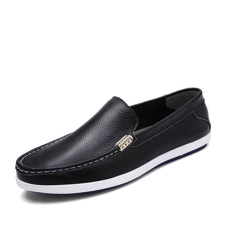 Breathable Leather Loafers Elizabeth Ainsley Men’s Shoes