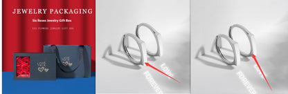 Minimalist Couple Rings Set – Faceted Promise Bands