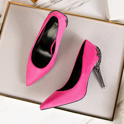 Elegant Suede High Heels by Elizabeth Ainsley