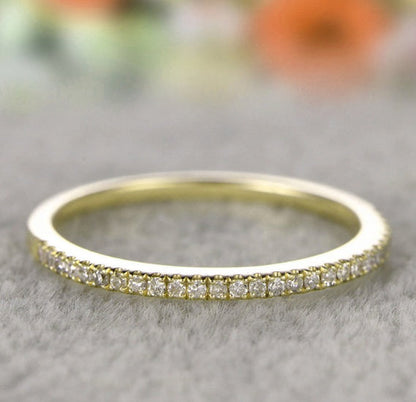 Eternal Spark Pavé Diamond Eternity Band