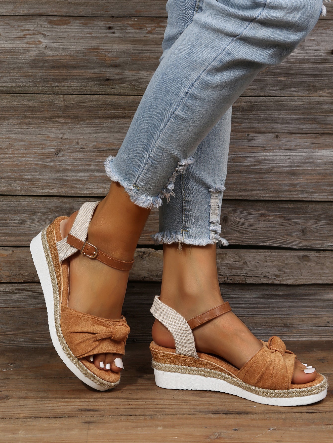 Chic Platform Sandals by Elizabeth Ainsley