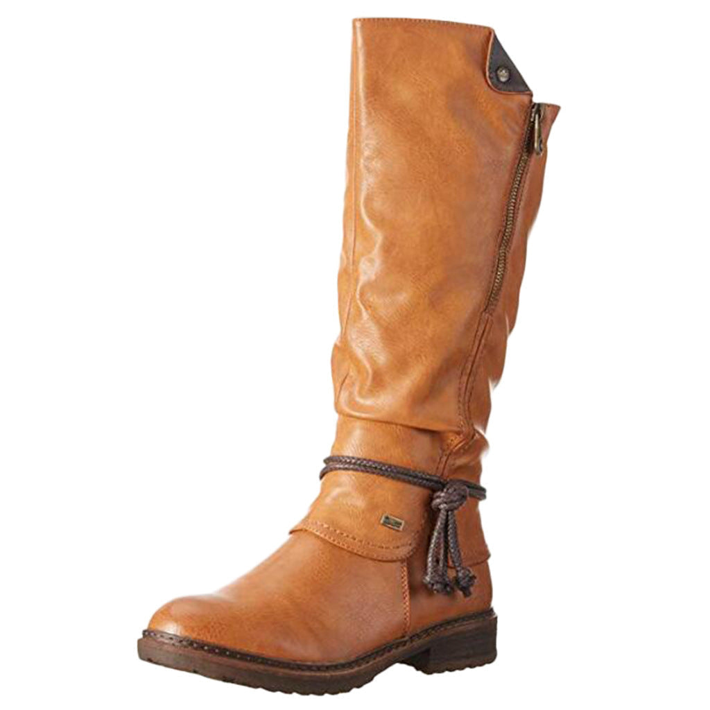 Elizabeth Ainsley High Boots - Plus Size Low Heel Comfort