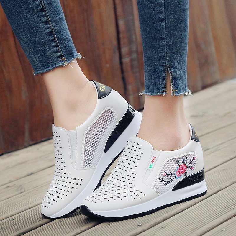 Embroidered Slip-On Loafers by Elizabeth Ainsley