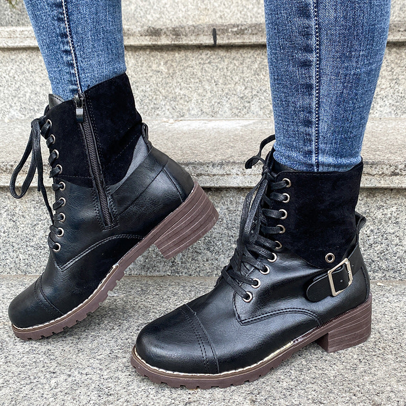 Elizabeth Ainsley Martin Boots - Chunky Heel Comfort