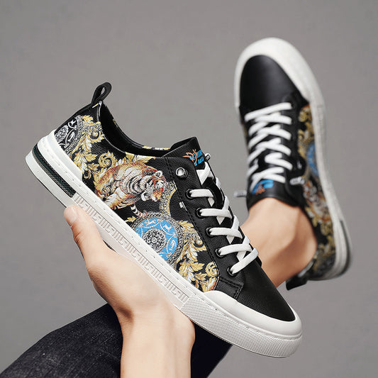 Artisan Leather Sneakers Elizabeth Ainsley Men's Everyday
