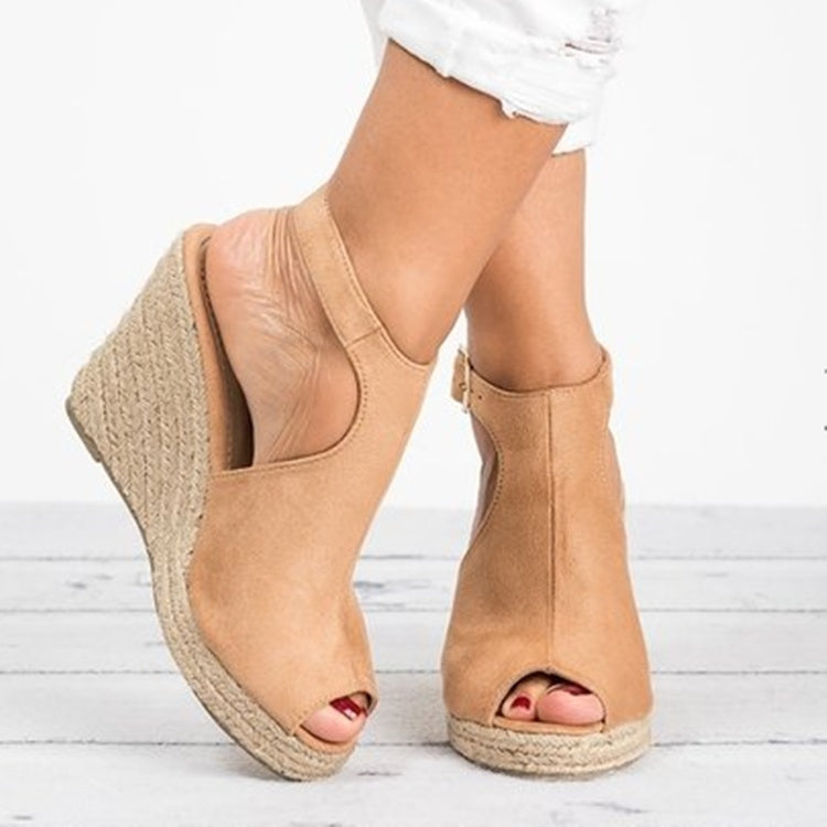 Chic Platform Wedge Sandals Elizabeth Ainsley