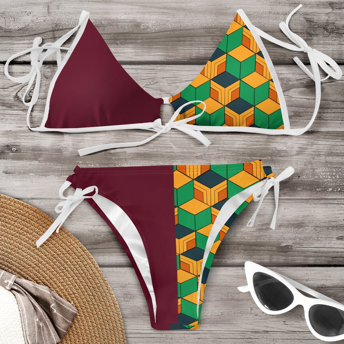 Vibrant Pinterest-Inspired Elizabeth Ainsley Bikini Set