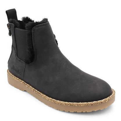Elizabeth Ainsley Leopard Suede Boots - Warm & Supportive