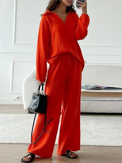 Chic Elizabeth Ainsley Loose Fit Long Sleeve Set