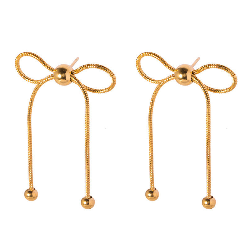 Bow Drop Necklace, Earrings and Ring