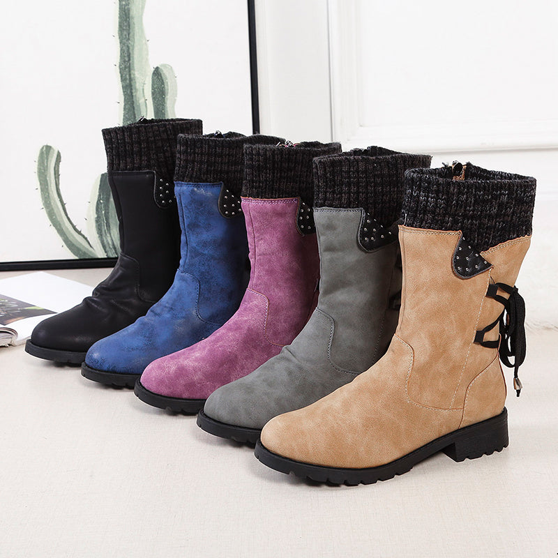 Mavis | Cozy Suede Cuff Orthopedic Winter Boots