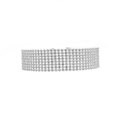 Luxury Rhinestone Choker Neck