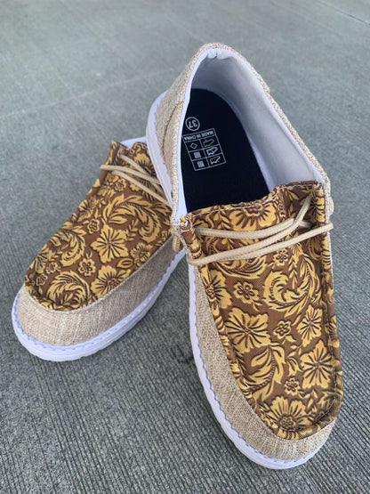 Floral Canvas Elizabeth Ainsley Women's Everyday Loafers