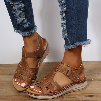 Vintage Comfort Wedge Sandals by Elizabeth Ainsley