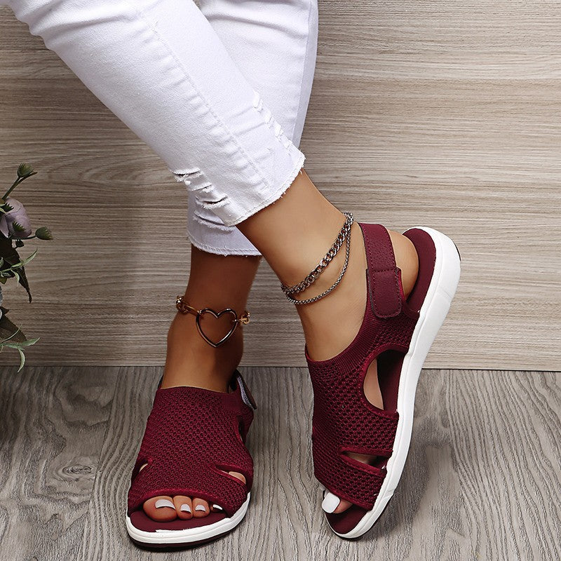 Breathable Comfort Elizabeth Ainsley Flat Sandals