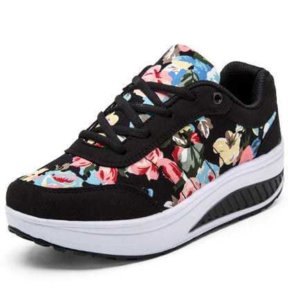 Floral Canvas Elizabeth Ainsley Breathable Sneakers