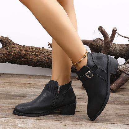 Elizabeth Ainsley Pointed Boots - Supportive Comfort