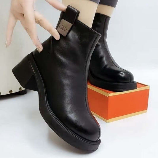 Elizabeth Ainsley Mid Heel Boots - Elegant Support