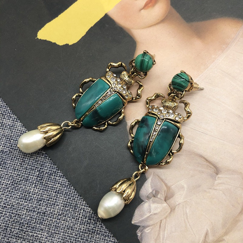 Handmade Baroque Pearl Earrings