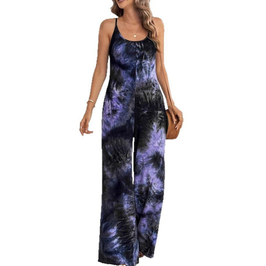 Chic Printed Sleeveless Jumpsuit by Elizabeth Ainsley
