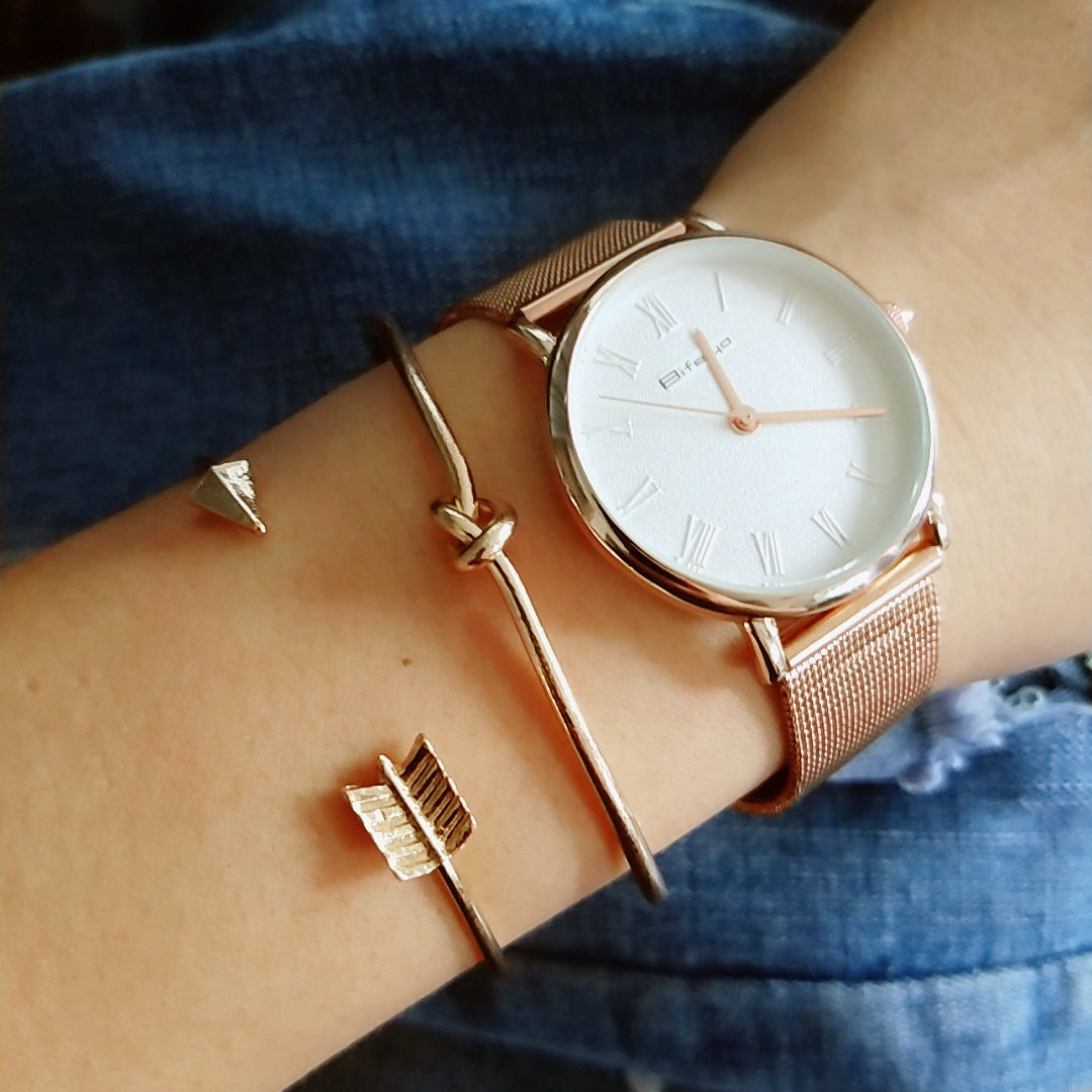 Minimalist Gold Open Cuff Bracelet