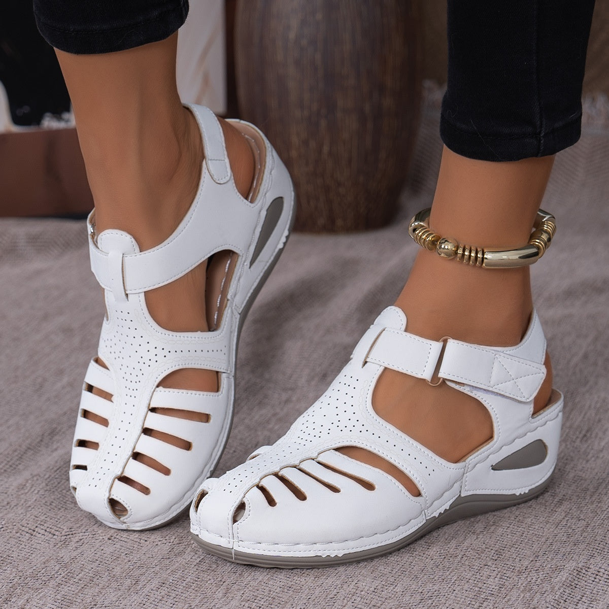 Chic Comfort Elizabeth Ainsley Wedge Sandals