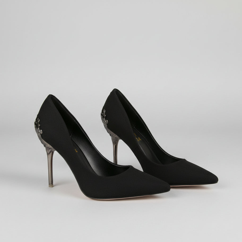 Elegant Suede High Heels by Elizabeth Ainsley