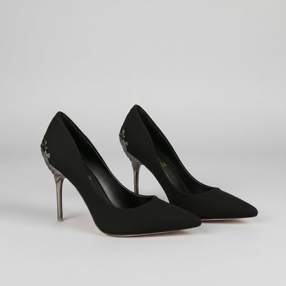 Elegant Suede High Heels by Elizabeth Ainsley
