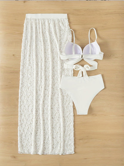 Elegant Elizabeth Ainsley Gathered Bikini Set