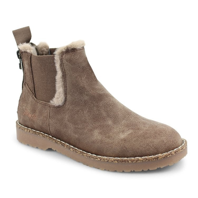 Elizabeth Ainsley Leopard Suede Boots - Warm & Supportive