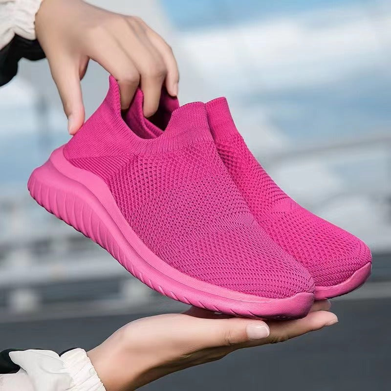 Lightweight Elizabeth Ainsley Mesh Walking Sneakers