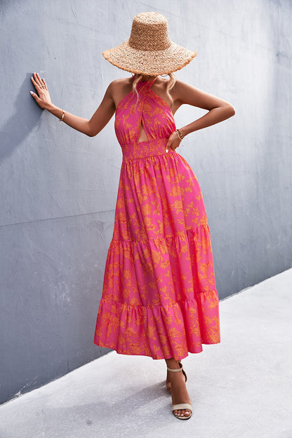 Chic Halter Backless Dress by Elizabeth Ainsley