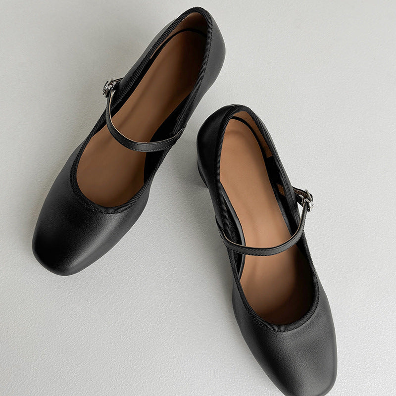Retro Mary Jane Heels by Elizabeth Ainsley
