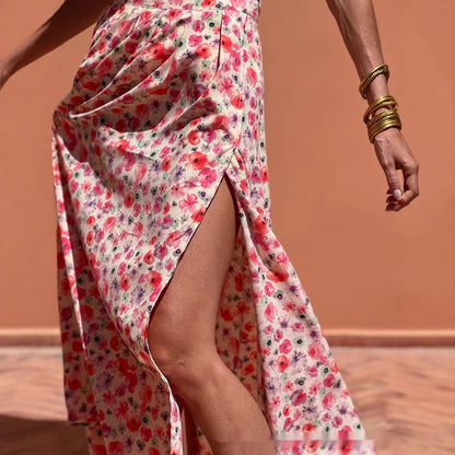 Elegant Floral Elizabeth Ainsley Everyday Maxi Skirt