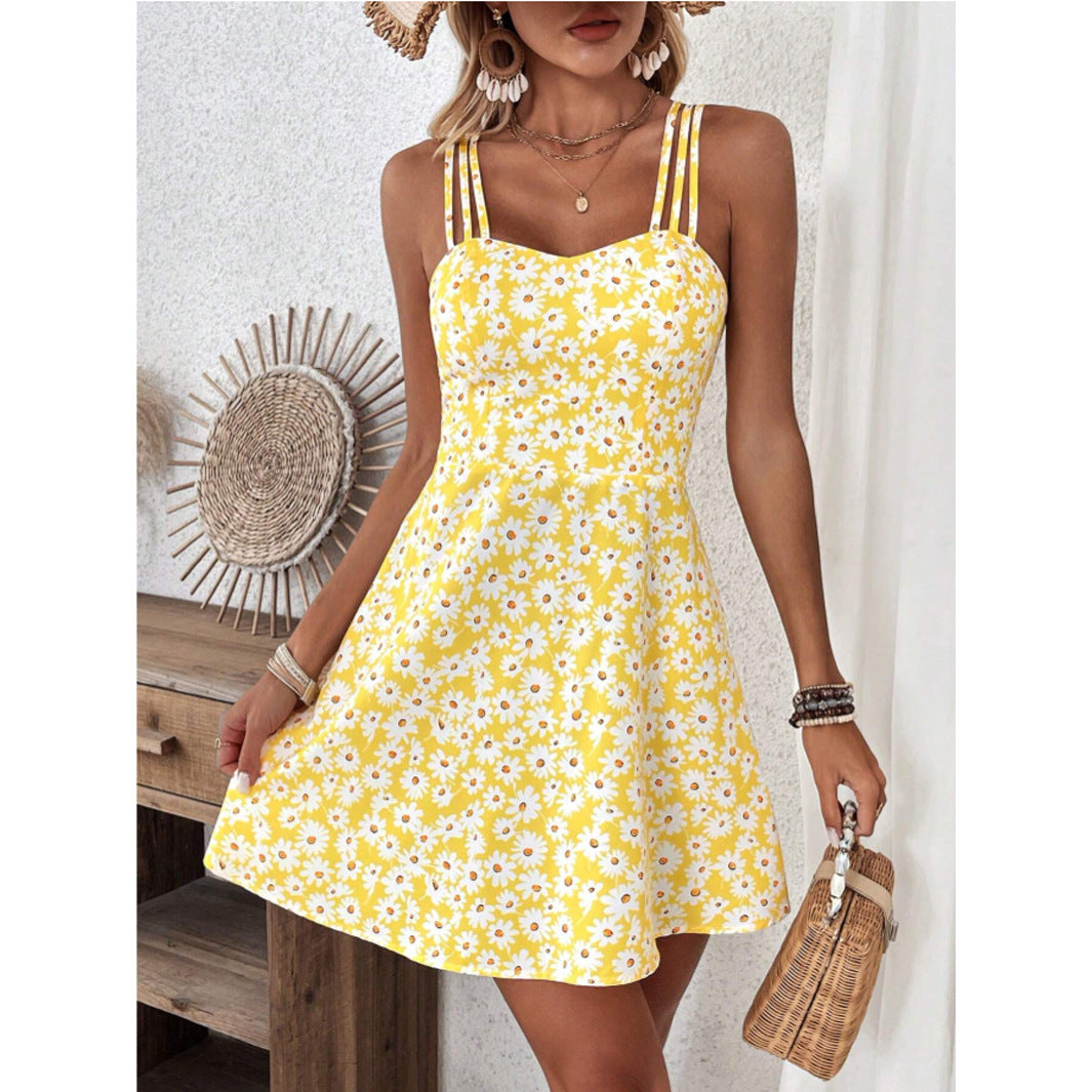 Sunny Floral A-Line Dress by Elizabeth Ainsley