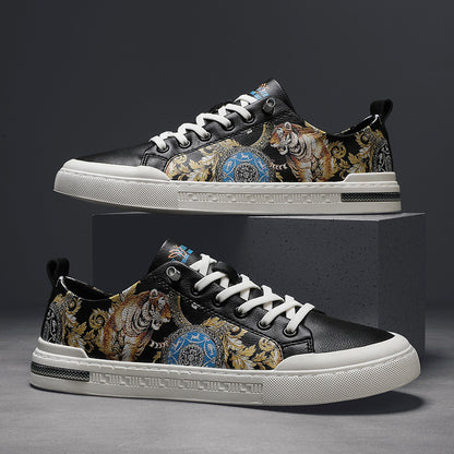 Artisan Leather Sneakers Elizabeth Ainsley Men's Everyday