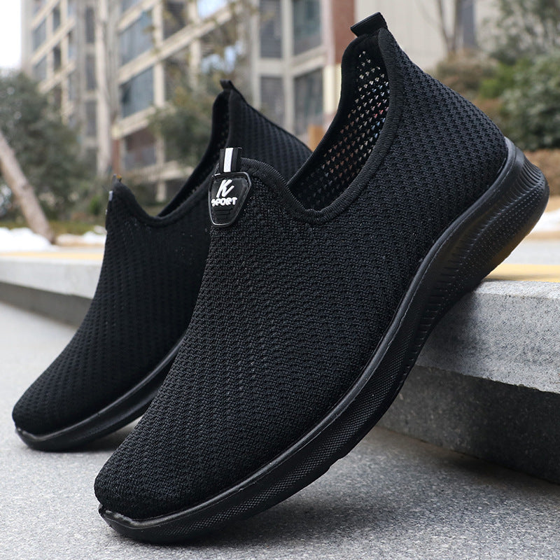 Breathable Elizabeth Ainsley Men's Flyknit Sneakers