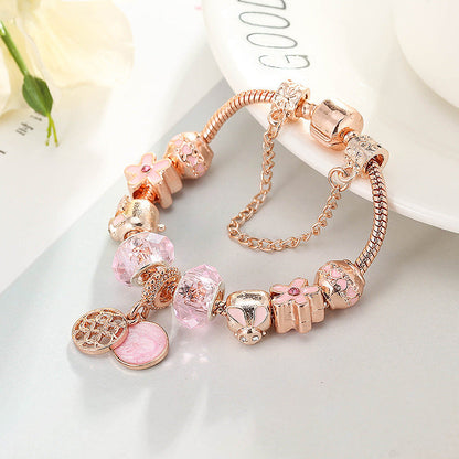 Charm Bracelet with Butterfly Pendant