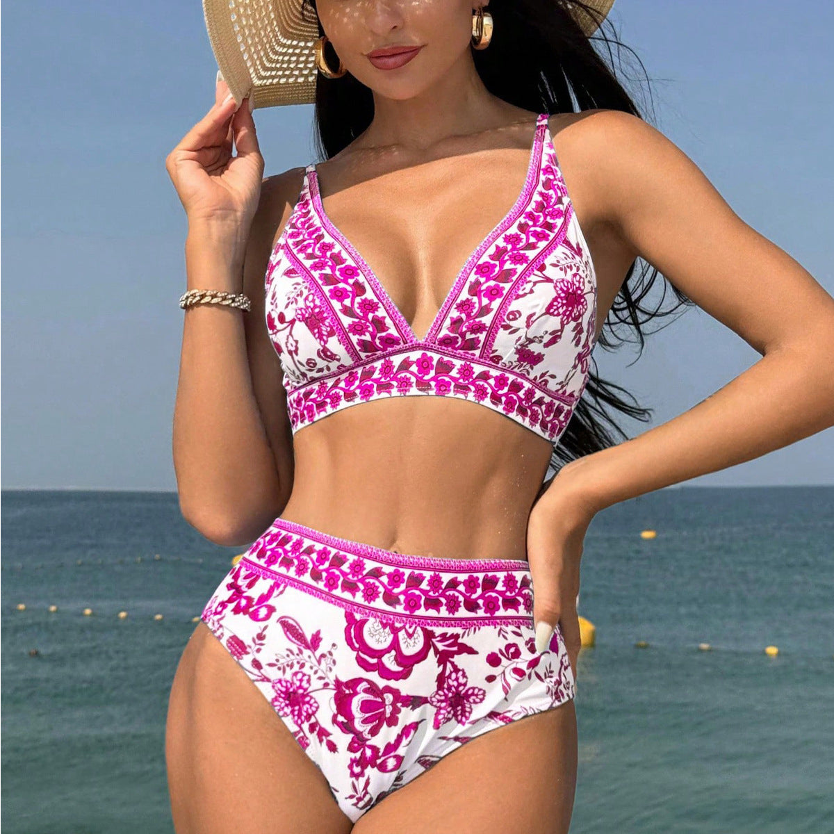 Pinterest-Inspired Elizabeth Ainsley High Waist Bikini