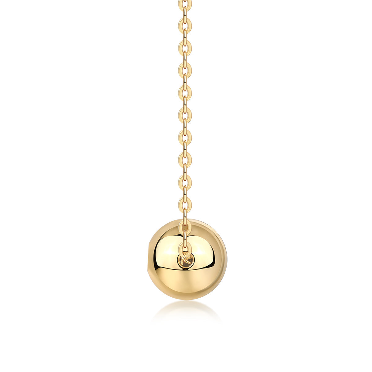 Elegant Necklace with Brushed Pendant & Sparkling Gemstone