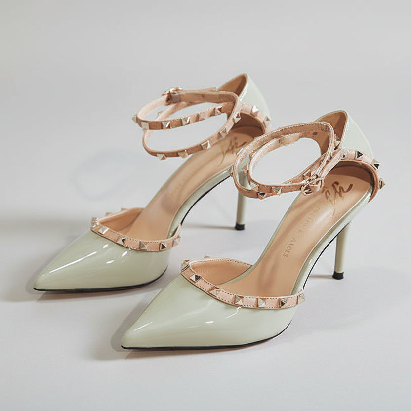 Chic Rivet High Heels by Elizabeth Ainsley