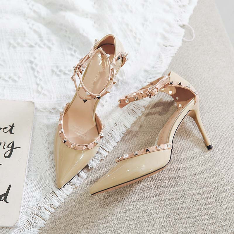 Chic Rivet High Heels by Elizabeth Ainsley